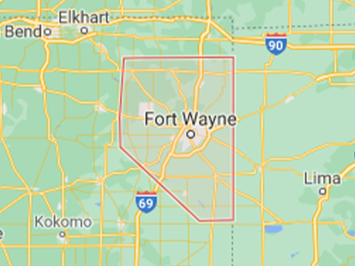 map of Fort Wayne
